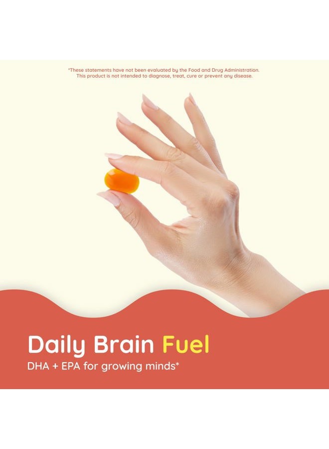 ChildLife Omega-3 DHA Choline SoftMelts Natural Passion Fruit Flavor 27 Tablets - Image 4