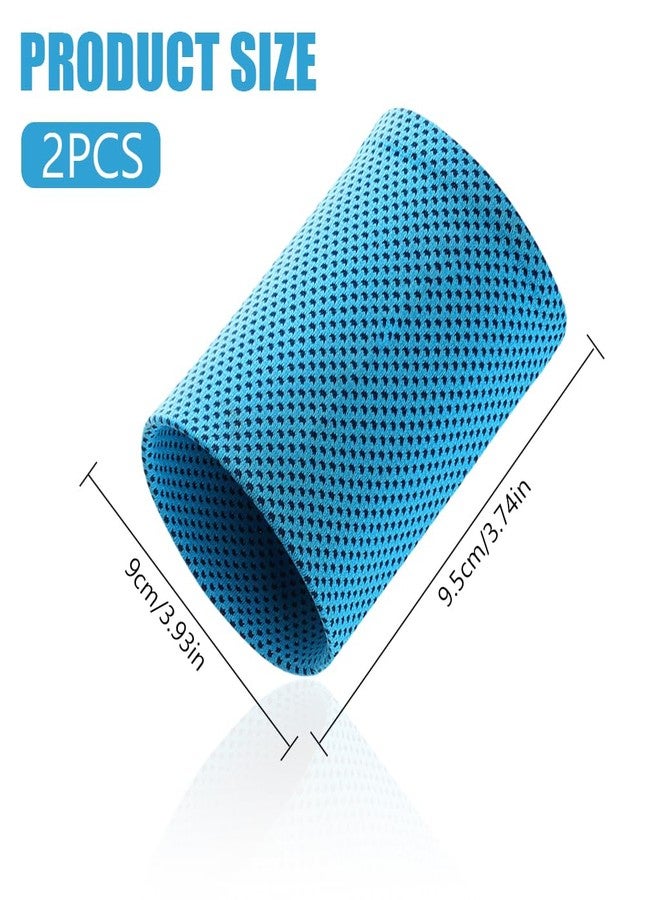 برو بيروس أساور معصم رياضية من بروبيروس® قابلة للتهوية، أساور رياضية باردة، أساور ماصة للعرق، أساور معصم سريعة الجفاف، أساور معصم ناعمة لجميع أنواع الرياضات، الصالات الرياضية، والتمارين الرياضية - Image 3