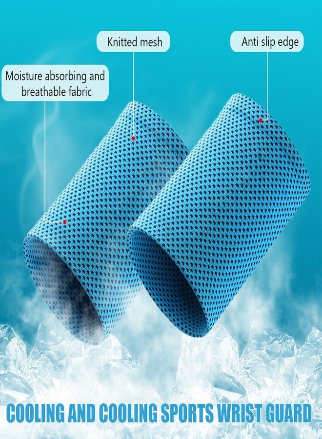 برو بيروس أساور معصم رياضية من بروبيروس® قابلة للتهوية، أساور رياضية باردة، أساور ماصة للعرق، أساور معصم سريعة الجفاف، أساور معصم ناعمة لجميع أنواع الرياضات، الصالات الرياضية، والتمارين الرياضية - Image 4