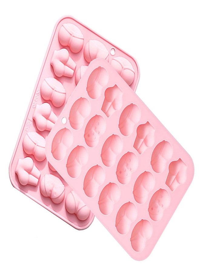1 Pcs Funny Shape Silicone Mold for Birthday Single Party Baking Pan Handmade DIY Mousse Chocolate Fondant Soap Cake Ice Cube Mould Tool Novelty Cake Pans Set Kit P2
