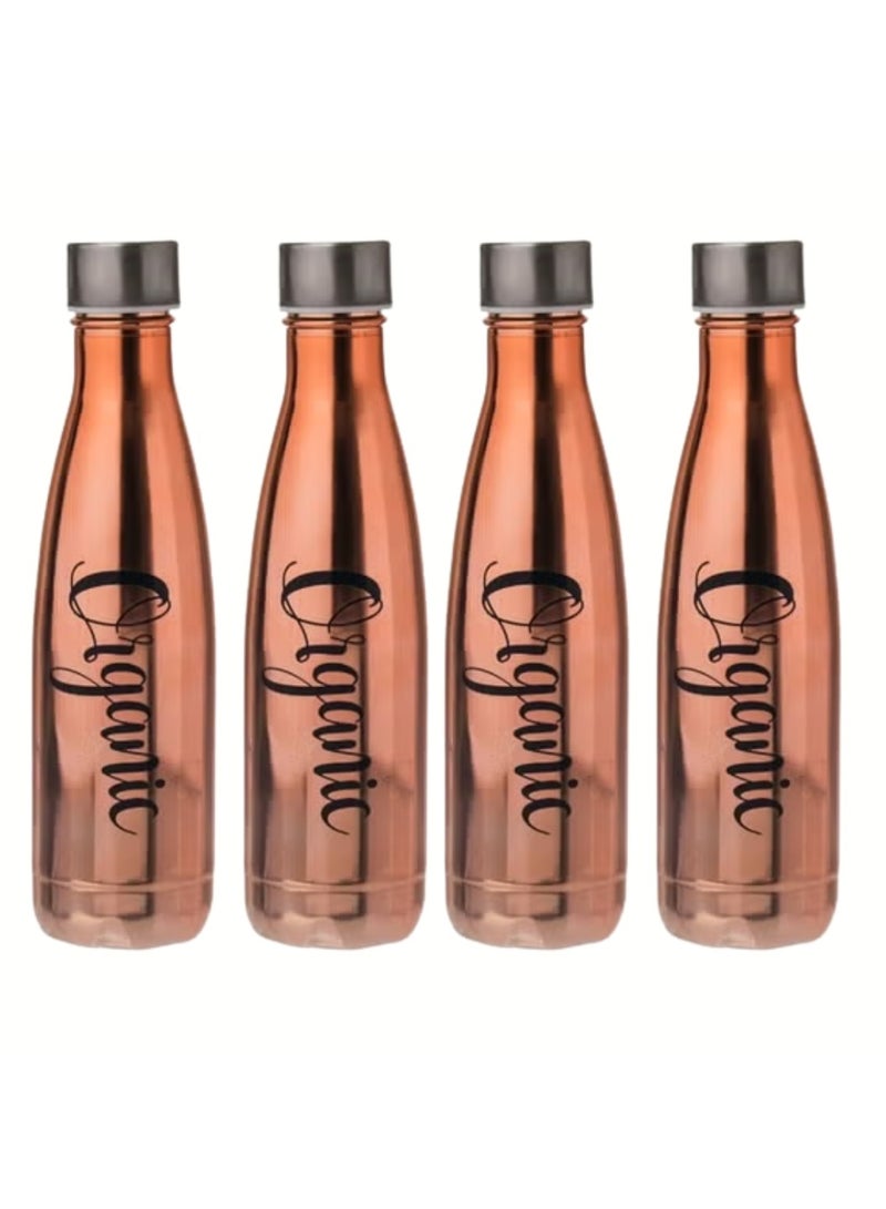 هيك طقم قوارير من الزجاج مع غطاء محكم الأغلاق مكون من 4 قطع 580 مل - Image 1