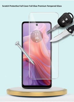 GMAX GMAX Premium Series Curved Edges 9H 2.5D Tempered Glass Screen Protector - Clear For Motorola Moto E14 4G 2024  - Image 3