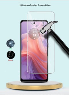 GMAX GMAX Premium Series Curved Edges 9H 2.5D Tempered Glass Screen Protector - Clear For Motorola Moto E14 4G 2024  - Image 4