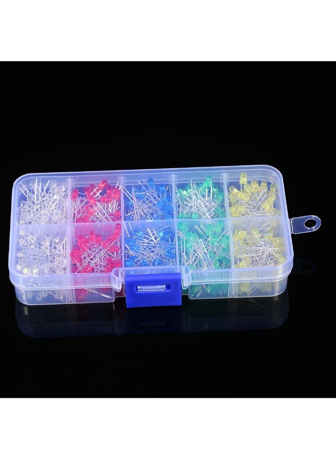 نيبمينينت طَقم 500 قطعة صمامات ثنائية باعثة للضوء الساطع متعدد الألوان 13سنتيمتر - Image 5