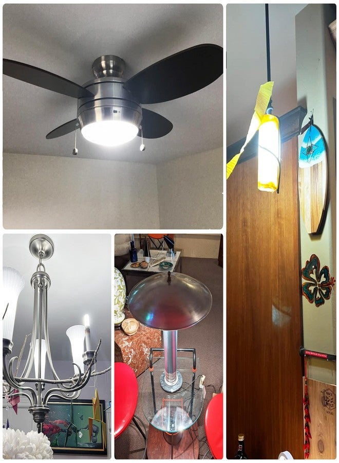 مصابيح LED E11، 120 فولت، 100 واط، تعادل مصابيح الهالوجين، قابلة للتعتيم، قاعدة صغيرة T3 وT4، مصباح JDE11، ضوء نهاري أبيض بارد 6000 كلفن، 10 واط، 1000 لومن، E11، مناسبة للثريات، الشمعدانات، مراوح السقف، إضاءة الخزائن، عبوة من 5 مصابيح - Image 4