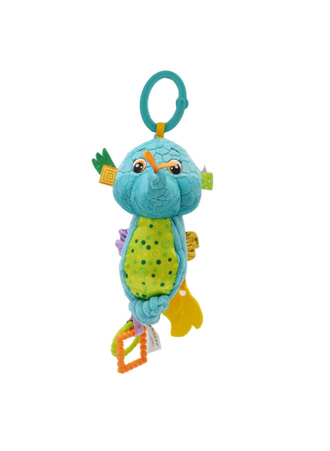 SOZZY Baby Plush Toy Music Box Hippocampus Bell اللون: SOZZY Hippocampus Bell Pink - Image 3