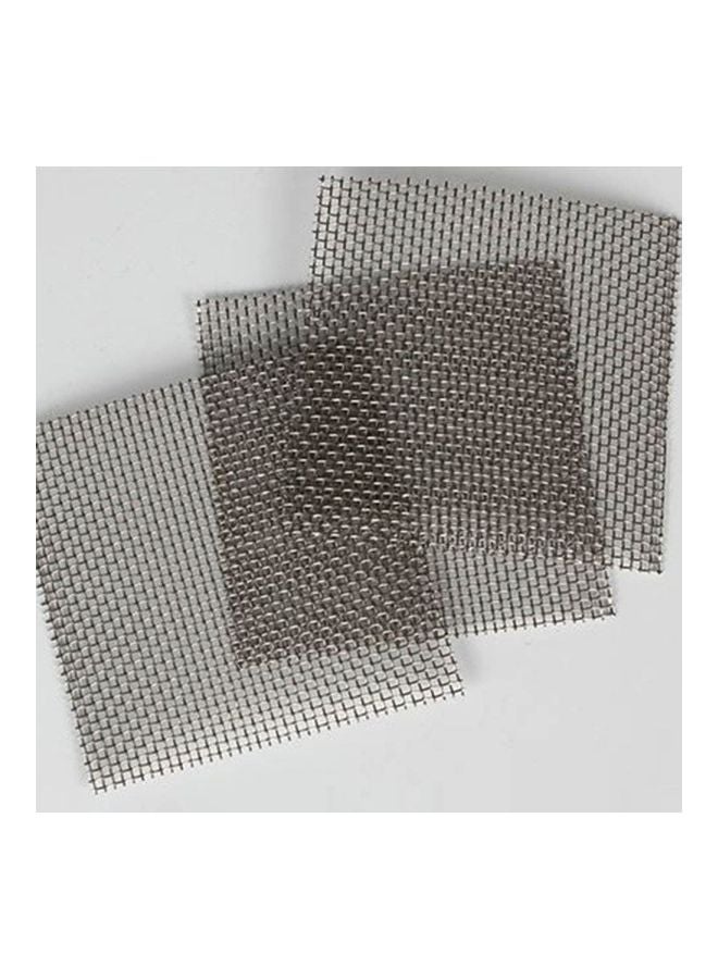 NIBEMINENT Stainless Steel Woven Wire Mesh Silver 8x8cm - Image 2