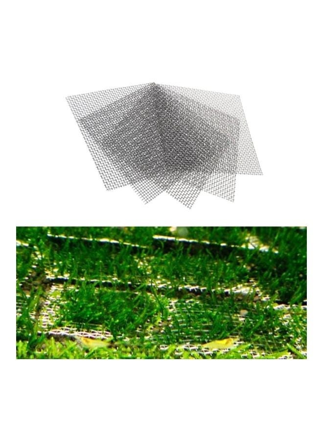 NIBEMINENT Stainless Steel Woven Wire Mesh Silver 8x8cm - Image 3