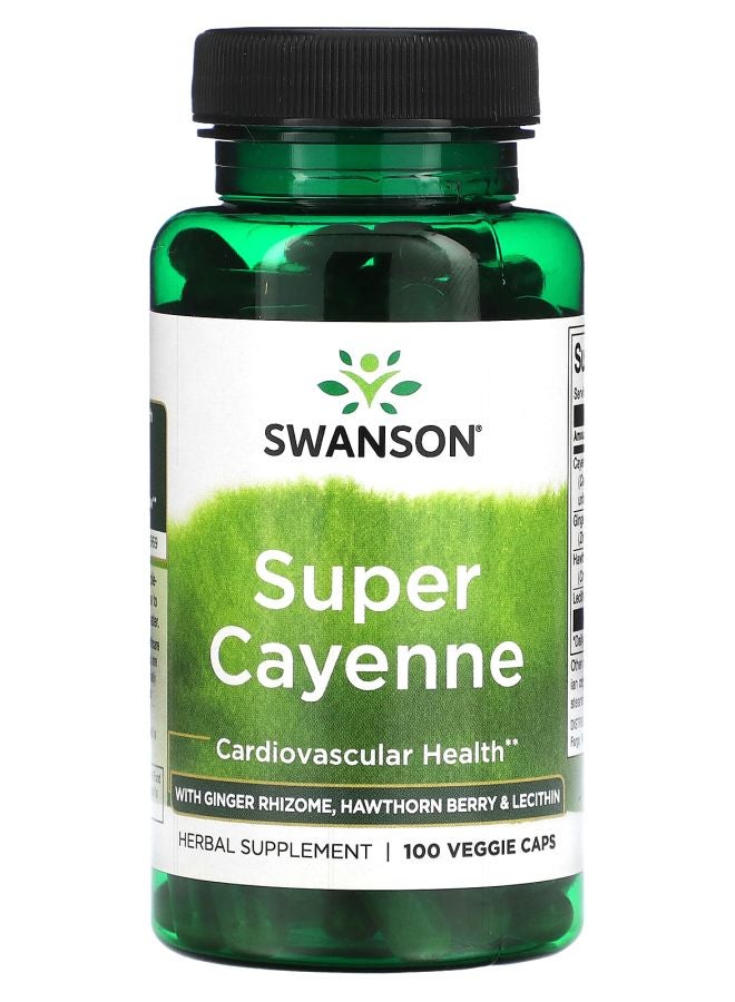 SWANSON Super Cayenne 100 Veggie Caps - Image 1