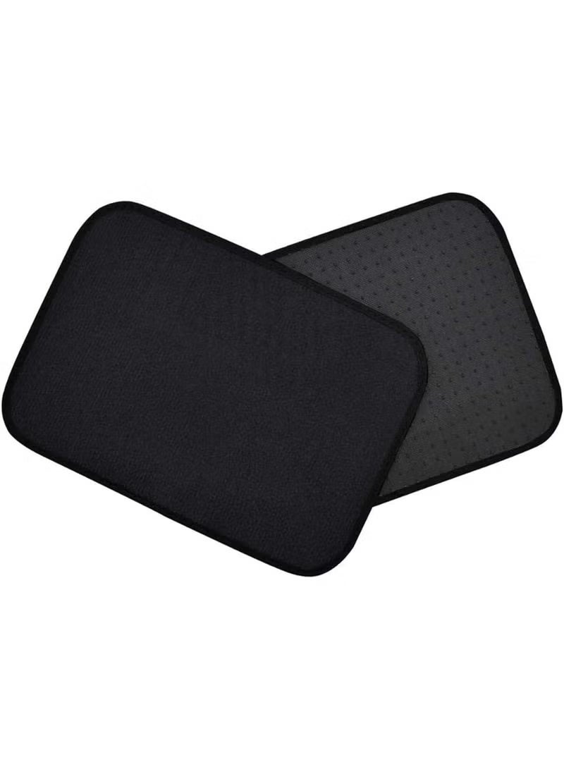 Classic Car Floor Mats 5 Piece Set - Universal Fit for SUV and Sedan, Heavy Duty Non Slip Soft Auto Foot Mats, Easy to Clean Interior Protection Accessories for All Seasons (Black - Image 4