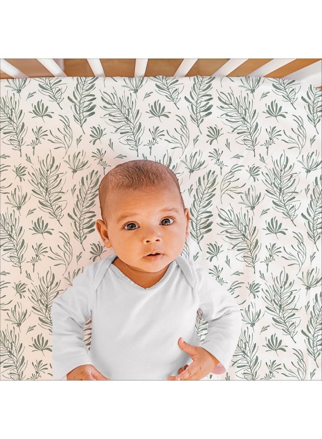 The Peanut Shell The Peanutshell 3 Piece Baby Crib Bedding Set for Boys & Girls - Newborn, Infant & Toddler Nursery Bed Set Decor with Fitted Crib Sheet, Dust Ruffle, Comforter - Image 3