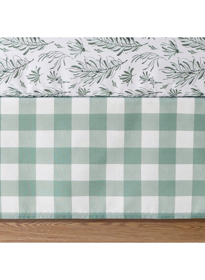 The Peanut Shell The Peanutshell 3 Piece Baby Crib Bedding Set for Boys & Girls - Newborn, Infant & Toddler Nursery Bed Set Decor with Fitted Crib Sheet, Dust Ruffle, Comforter - Image 4