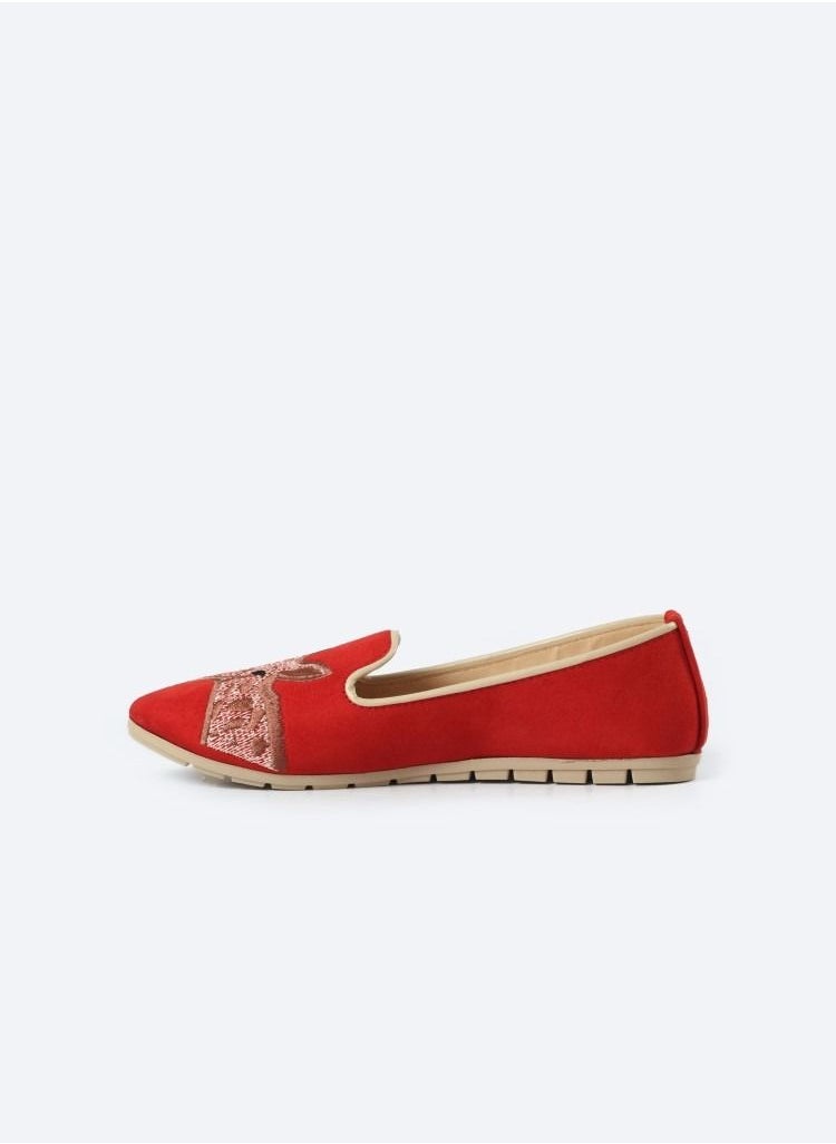 Zahwa - Ballerina Suede Flat - Image 1