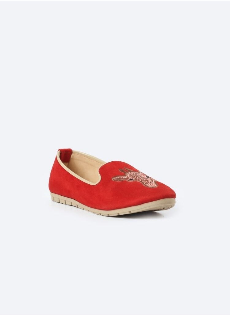 Zahwa - Ballerina Suede Flat - Image 1