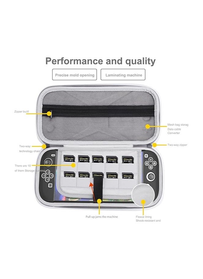 General NS Switch 2 (2025) Accessory Case + [2-Pack] NS Switch 2 Screen Protector Tempered Glass, NS Switch 2 (2025) 8-inch Hard Carrying Case  - Image 3