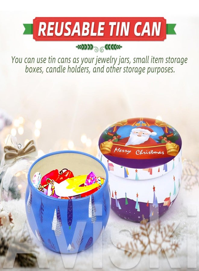 Aviski 12 PCS Christmas Scented Candles, 2.5OZ Jar Candles, 12 Christmas Fragrances Candle Set for Women, Mom, Grandma, Godmother, Coworker, Teacher - Image 4