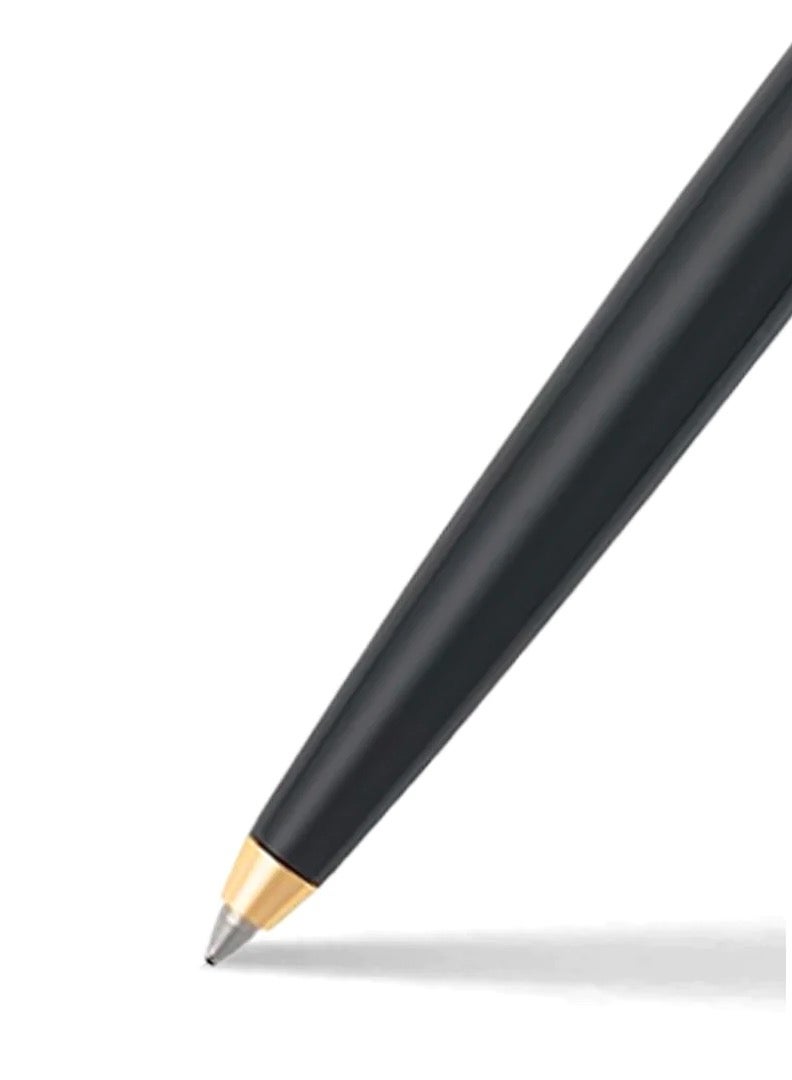 Sheaffer® SAGARIS 9471 Gloss Black Ballpoint Pen With Gold Tone Trim - Image 3