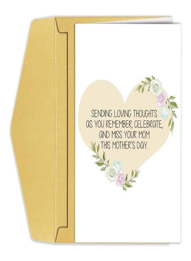 Goroar Sympathy First Mothers Day Card, In Memory of Mother's Day Card, Grieving Mothers Day Card, Bereaved Mother's Day Card from Children, Thinking of You Card - Image 1