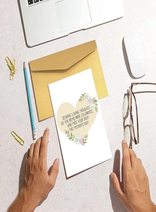 Goroar Sympathy First Mothers Day Card, In Memory of Mother's Day Card, Grieving Mothers Day Card, Bereaved Mother's Day Card from Children, Thinking of You Card - Image 5