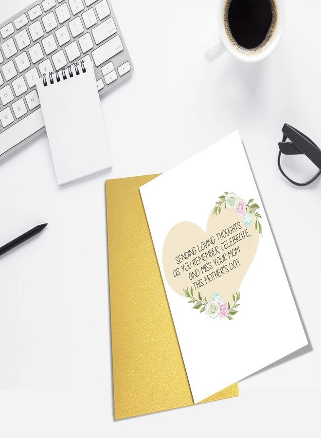 Goroar Sympathy First Mothers Day Card, In Memory of Mother's Day Card, Grieving Mothers Day Card, Bereaved Mother's Day Card from Children, Thinking of You Card - Image 4