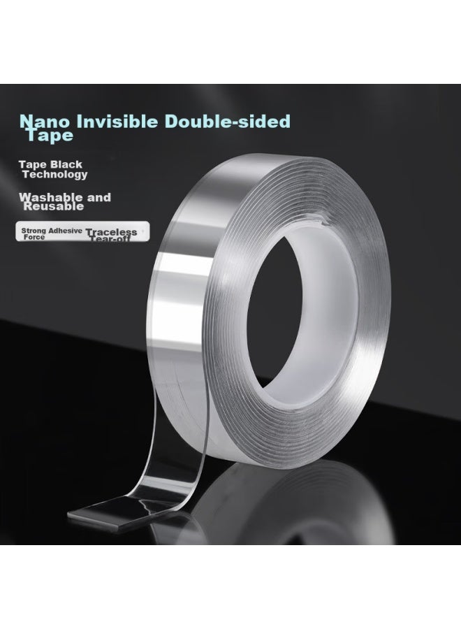 Jin Longxing Nano Adhesive Double-sided Tape, Traceless Adhesive, Strong Adhesive, Double-sided Fixing Tape, Transparent Double-sided Tape, 3m Double-sided Tape, Transparent Waterproof Tape, Household Wall Tape, Spring Festival Couplets Tape - Image 3