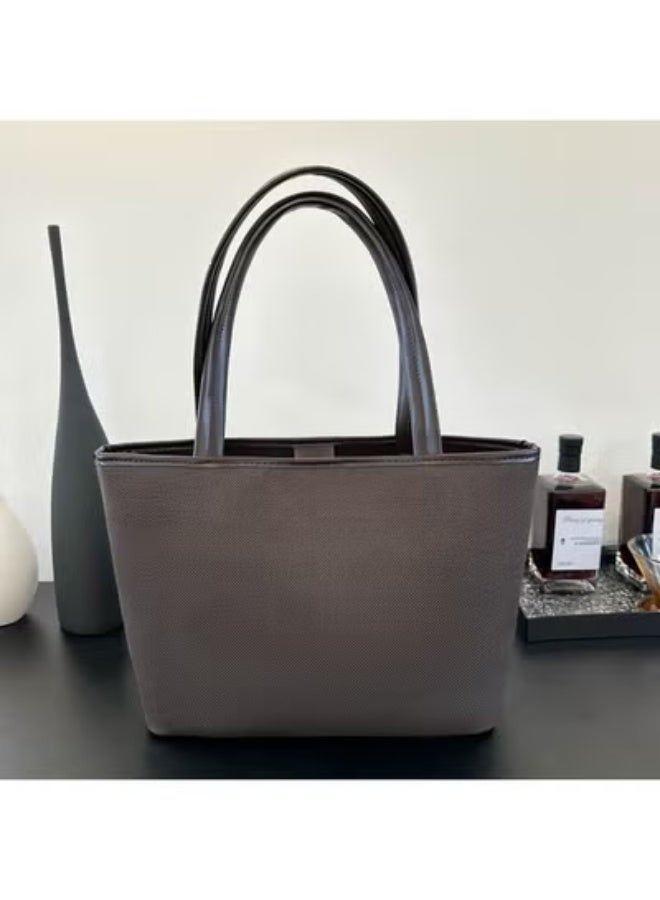Chloe Canvas - Leather Tote：Logo Stripes, Timeless Warmth  41cm*25cm*15cm - Image 2