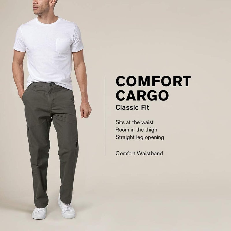Dockers Men's Classic Fit Comfort Cargo Pants - Desert Sand - 40W x 30L - Image 3