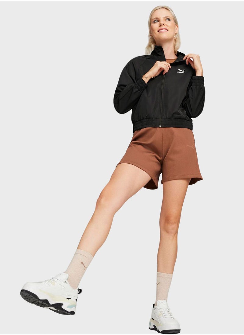 PUMA Dare To Muted Motion Flared Shorts  - Image 5
