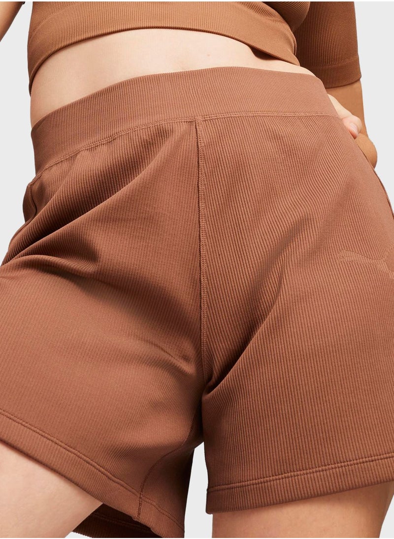 PUMA Dare To Muted Motion Flared Shorts  - Image 3