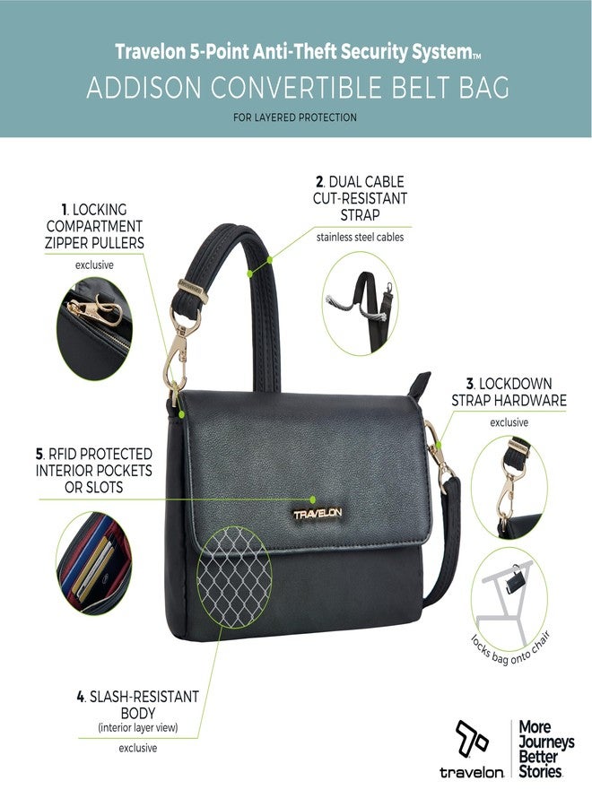 Travelon Anti-Theft Addison Convertible Crossbody/Belt Bag - Image 3