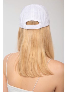 Saria Moda Saria Fashion Lettered White Cap  - Image 2