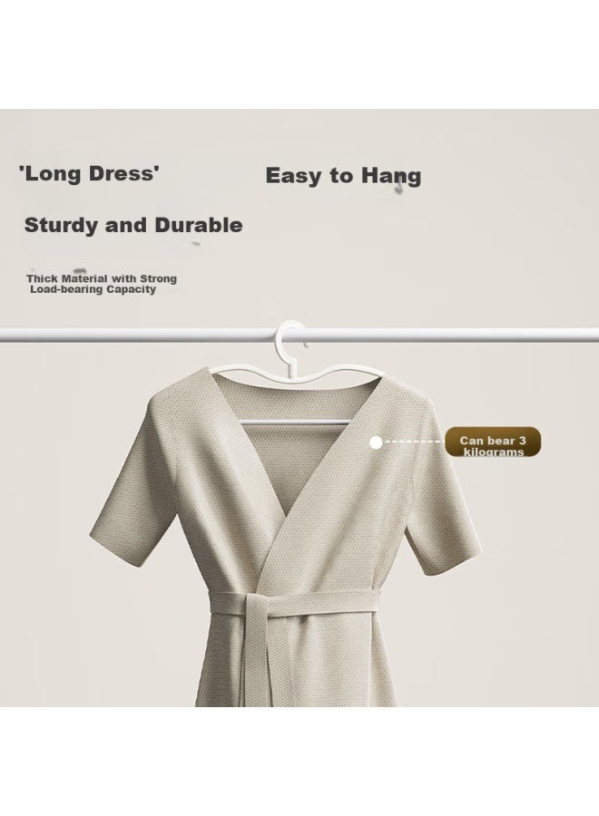 JD.com Jd Original Non-slip Short Neck Hangers Clothes Hanger Drying Rack For Home Use Balcony Non-marking Clothes Support, Pack Of 10 - Image 3