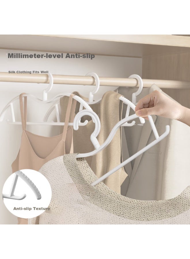 JD.com Jd Original Non-slip Short Neck Hangers Clothes Hanger Drying Rack For Home Use Balcony Non-marking Clothes Support, Pack Of 10 - Image 1
