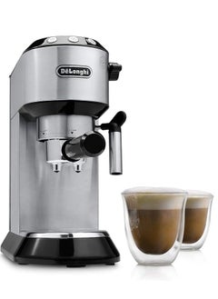 De'Longhi DeLonghi Dedica Style Pump Espresso Coffee Machine | Espresso, Cappuccino, Latte & More Recipe Options| Coffee Maker Machine for Home  - Image 2
