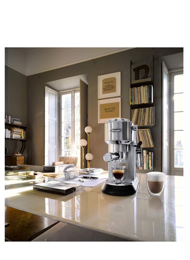 De'Longhi - DeLonghi Dedica Style Pump Espresso Coffee Machine | Espresso, Cappuccino, Latte & More Recipe Options| Coffee Maker Machine for Home - Image 1