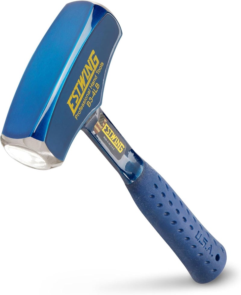 Estwing - B34LB Drilling/Crack Hammer - 4-Pound Sledge with Forged Steel Construction & Shock Reduction Grip - B3-4LB - Image 1