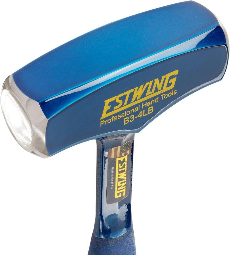 Estwing - B34LB Drilling/Crack Hammer - 4-Pound Sledge with Forged Steel Construction & Shock Reduction Grip - B3-4LB - Image 3