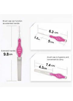 IOLITE 20-Pieces Brow And Lash Nano Comb For Brow Lamination IBLC20  - Image 2