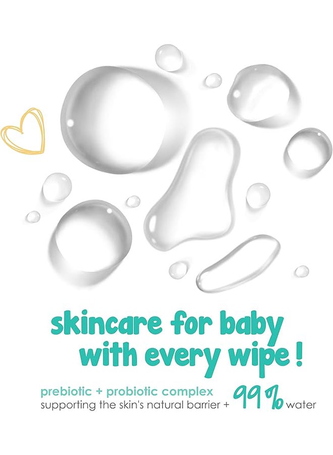 PureBorn Pure Moisture Water wipes with Prebiotic And Probiotic Complex - Image 3