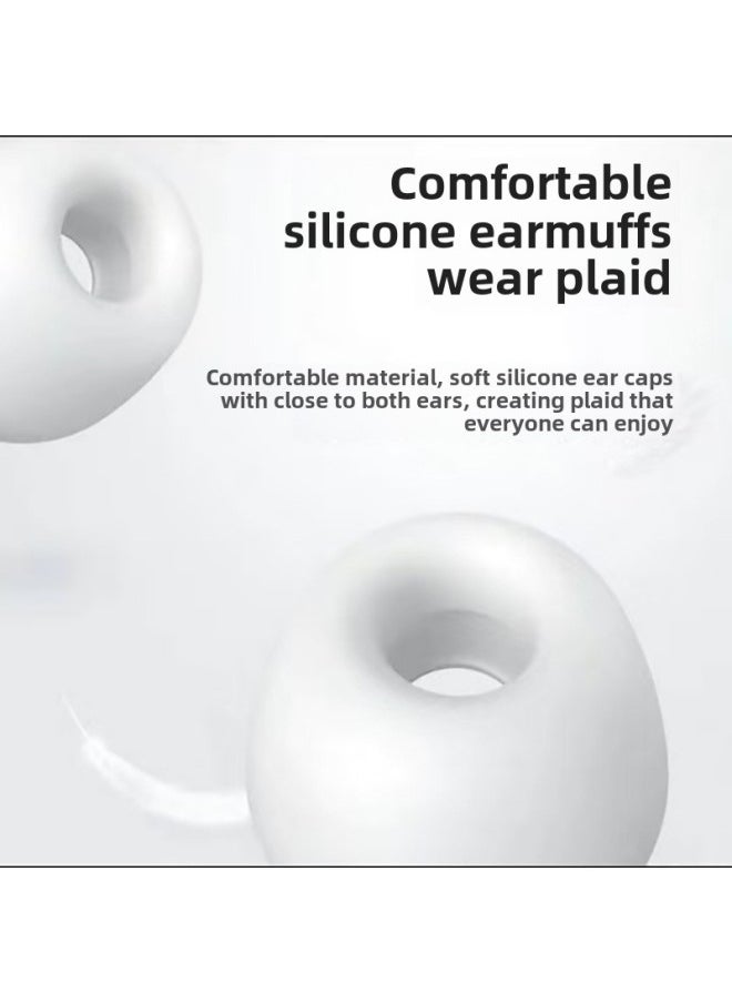 Wired In-ear Headphones For Apple OPPO Huawei Vivo Red Rice Millet Type-c Round Head Hole Noise Reduction-Color:Three Generations Of Round Hole Universal Version Bagging