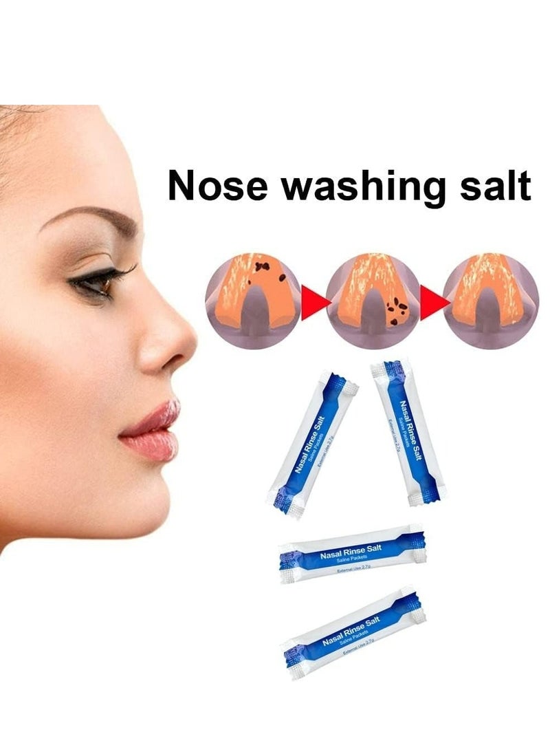 waterpulse Nasal Wash Salt Nasal Rinse Mix Allergic Rhinitis Relief Nose Cavity Protector Irrigation Adults Children Nose Cleaner  - Image 5