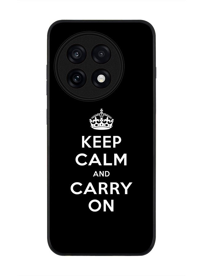 Stylizedd For OnePlus 13R / Ace 5 Pro Case,Slim fit Camera Protection, Shockproof Thin Phone cover  - Keep calm and carry on