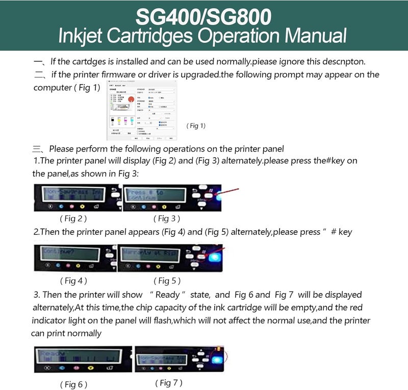 INK + SG400 SG800 Sublimation Cartridge Compatible with Sawgrass Virtuoso SG400 SG800 Printer DIY, Latest Upgraded Chip (1 Black, 1 Cyan, 1 Magenta, 1 Yellow, 4 Pack) - Image 4