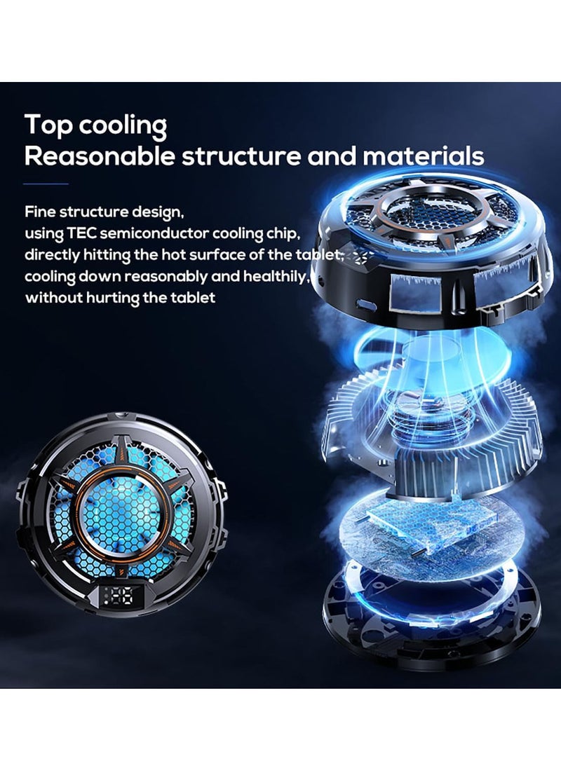 Magnetic iPad Cooler, Super Powerful Radiator with 3 Cooling Modes, Temperature Monitor LED Gaming Light,Elastic Silicone Buckle - pzsku/Z24ED4E6941C3E81C6D54Z/45/_/1692352722/8489571a-b407-4f1d-a27e-4909246d1a08