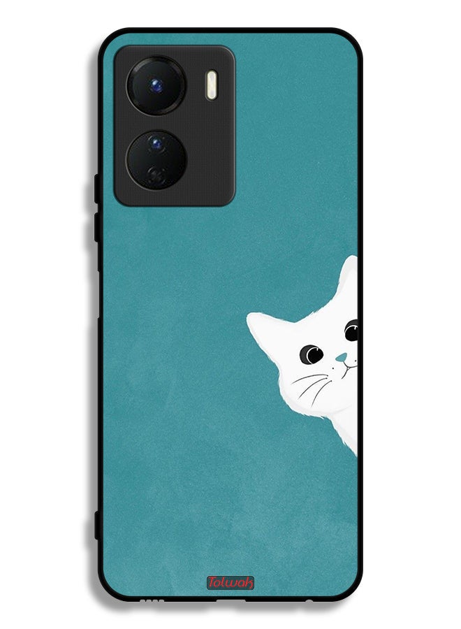 Tolwak Vivo Y16 Protective Case Cover Cat Appearing - Image 1