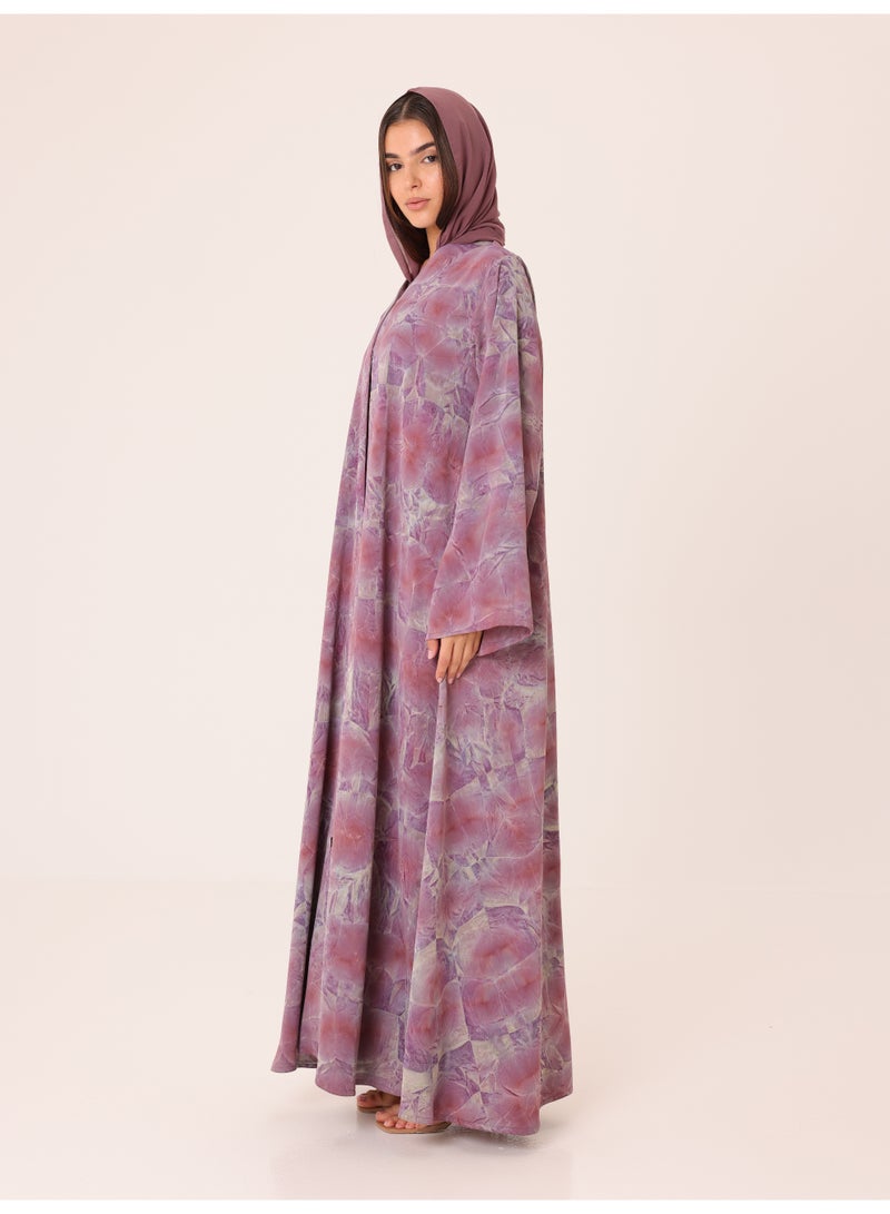 اكسا عباية فاخرة من زهرة الأثير - Image 4