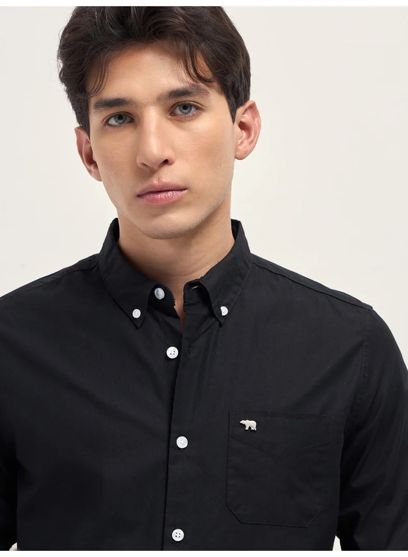The Bear House  Men’s Long Sleeve Shirt – Classic, Comfortable and Stylish Essential for Work, Travel or Casual Outings for Men | Best Price UAE