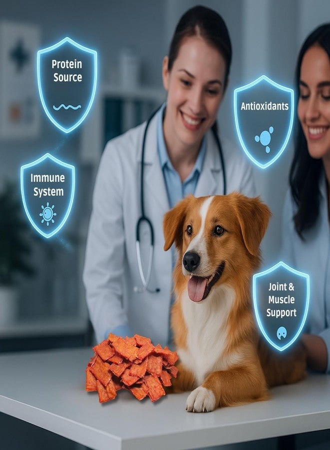 Sage Square Dog Treats | Crunchy Protein & Mineral-Rich Snack for Dogs | Supports Digestion, Thyroid Health & Immunity | Training Rewards | Healthy Treats for Puppies, Adults (45grm, Chicken & Kelp) - Image 3