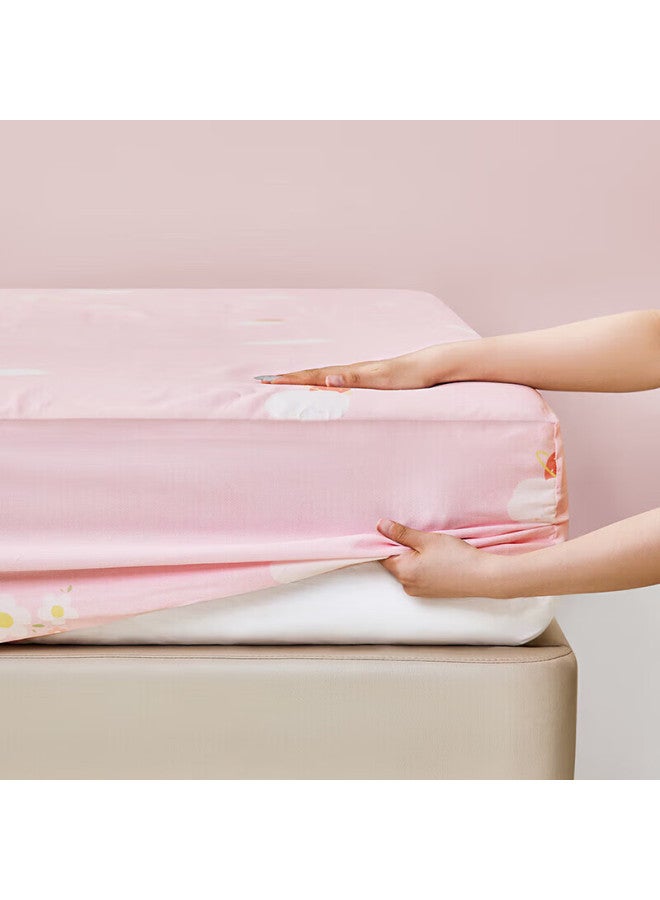 Luolaikids 100% Cotton Fitted Sheet For Girls, Year Of The Rabbit Limited Edition - Image 2