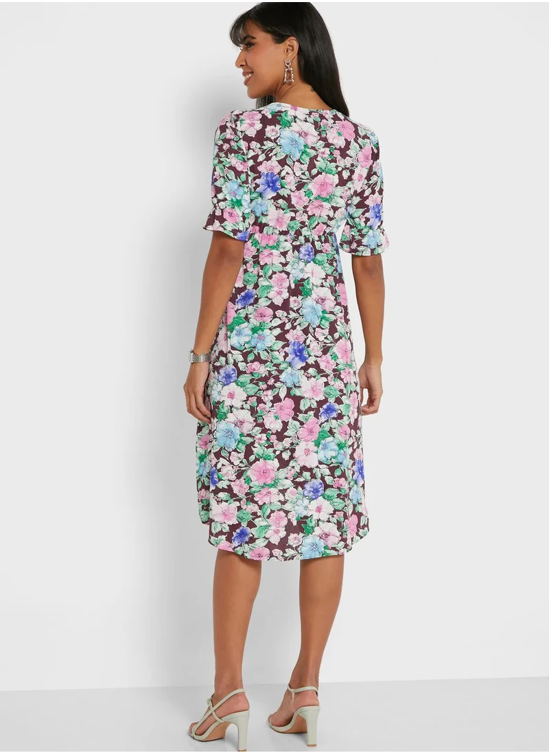 VERO MODA Floral Print Dress